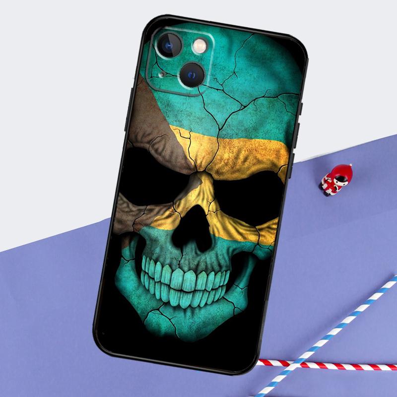 Bahamas Flagge Handyhülle Für iPhone 16 15 Pro Max 12 13 Mini 11 14 Pro Max XR 16 15 Plus 16e Hülle Coque