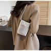 Small Bag Women's Mobile Phone Bag New Fashion Shoulder Messenger Bag Women's Fashion Simple Solid Color Small Square Bag