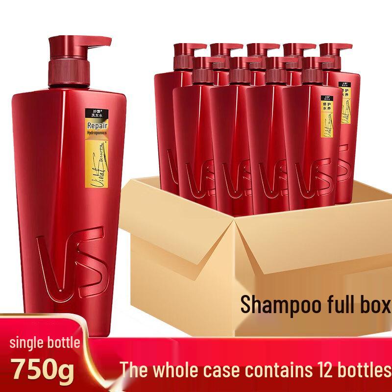 Vidal Sassoon Repair & Nourishing Amino Acid Shampoo, 750g x 12-Pack