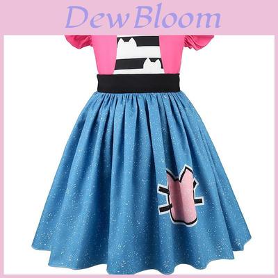 Gabby's Puppenhaus Mädchen Cosplay Kleid Mit Faltenrock Für Feiertagspartys Und Spielzeit