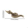Tea Snake Statue Tiny Pet Ornament Tabletop Decoration Adornment Artwork Ideal Gift Mini Animal