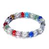 Shiny Colorful Rhinestone Faux Pearl Bracelet Bangle Women Jewelry Birthday Gift
