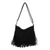 Retro Tassel Shoulder Women's Bag Winter New Personality Trend Commuter Tote Bag