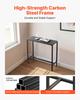 VEVOR Outdoor Bar Table, 100 X 37.5 Cm Patio Bar Table, Waterproof Top & Sturdy Metal Frame, Rectangle Counter Height Dining Tables