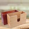 Wall Mounted Hanging Tissue Box Creative Paper Storage Holder Wooden Napkin Holder  For Restaurant