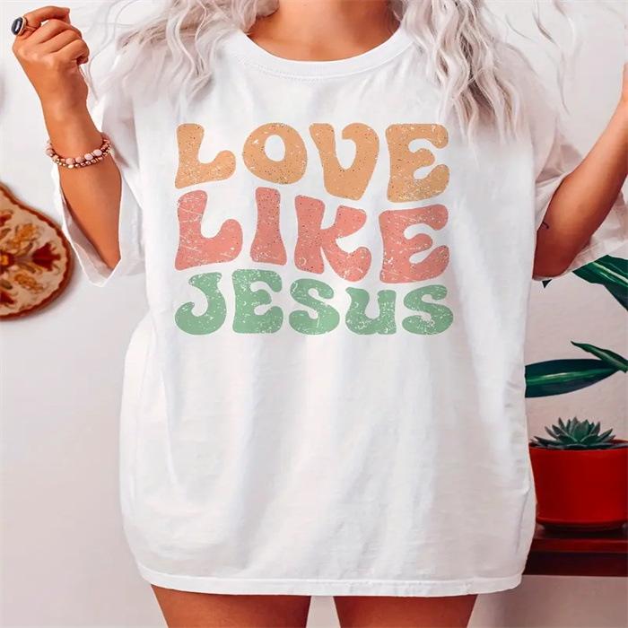 Summer Round Neck Printed Top Fashionable Casual Cute Short Sleeved Women's Pure Cotton T-shirts