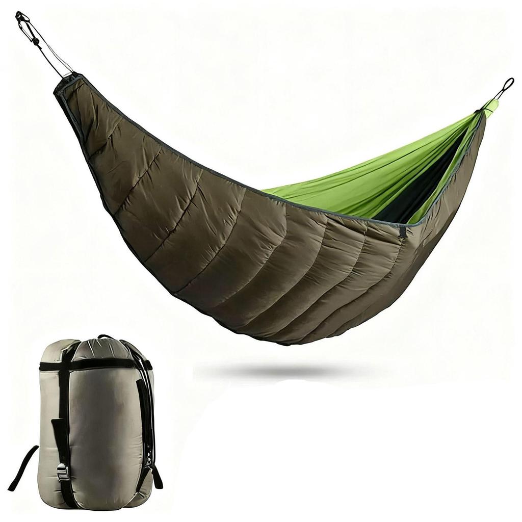 Lightweight Double Sleeping Bag Hammock: Portable, Cold-Protective, Warm Quilt for Outdoor Camping