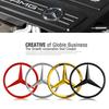 3D Metal Car Bonnet Logo Sticker Hood Decal For Mercedes Benz W204 W211 Amg W177 GLC GLK CLA GLA W211 W212 W213 C63 E300 W176