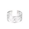 Handicraft Personality Punk Jewelry Spiral Pattern Hollow Opening Bracelet Tide Bracelet