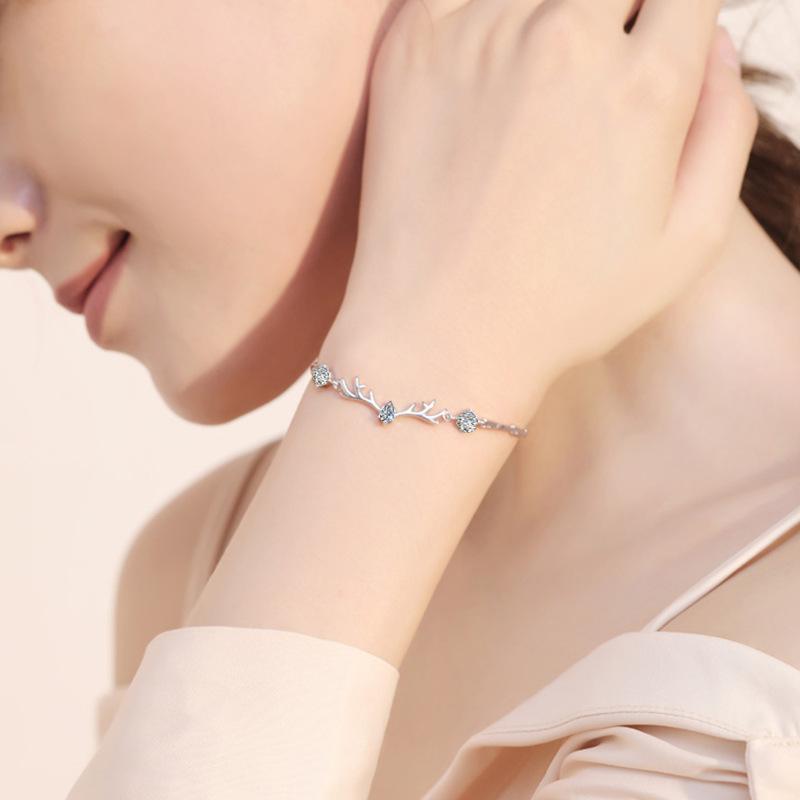 S925 Sterling Silver Yilu Youyou Moissanite Bracelet for Women Pear-shaped D Color Moissanite 2022 New Crystal Bracelet