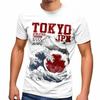 Tokyo Japan Style Fuji Wave Big Wafe Fashion Street Style Men's T-Shirt-