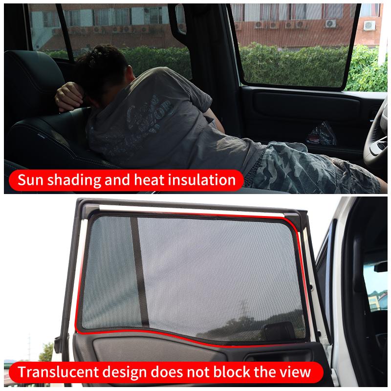 For 2024-2027 Toyota Land Cruiser Prado LC250 J250 Clip On Window Sunshade Mesh Heat Ulation Ventilation Privacy Accessories