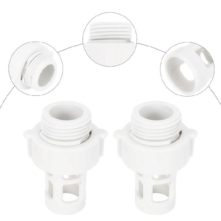 Round Swimming Pool Drain Connector Hose Drain Plug Plastic Hose Drain Plug Replacement Round Swimming Pool Garden Hose