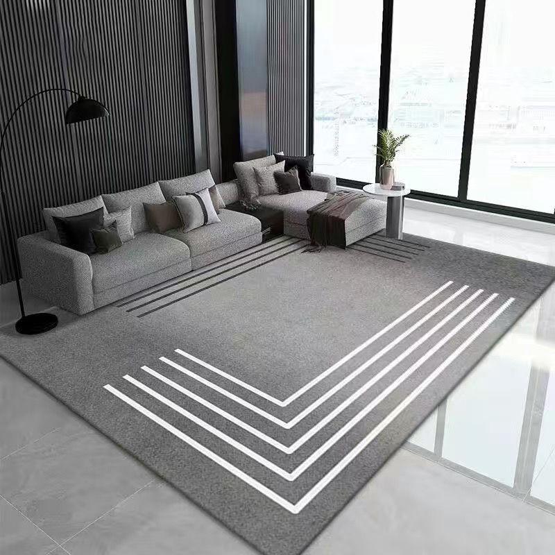 Modern Dirt-Resistant, Easy-Care Crystal Velvet Carpet for Living Room – Wear-Resistant & Non-Slip Design