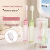 Portable Folding Toothbrush with Soft Bristles - Compact for Travel and Business Trips