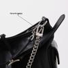 Black Warrior 2025 Women's Genuine Leather Biker Messenger Tote