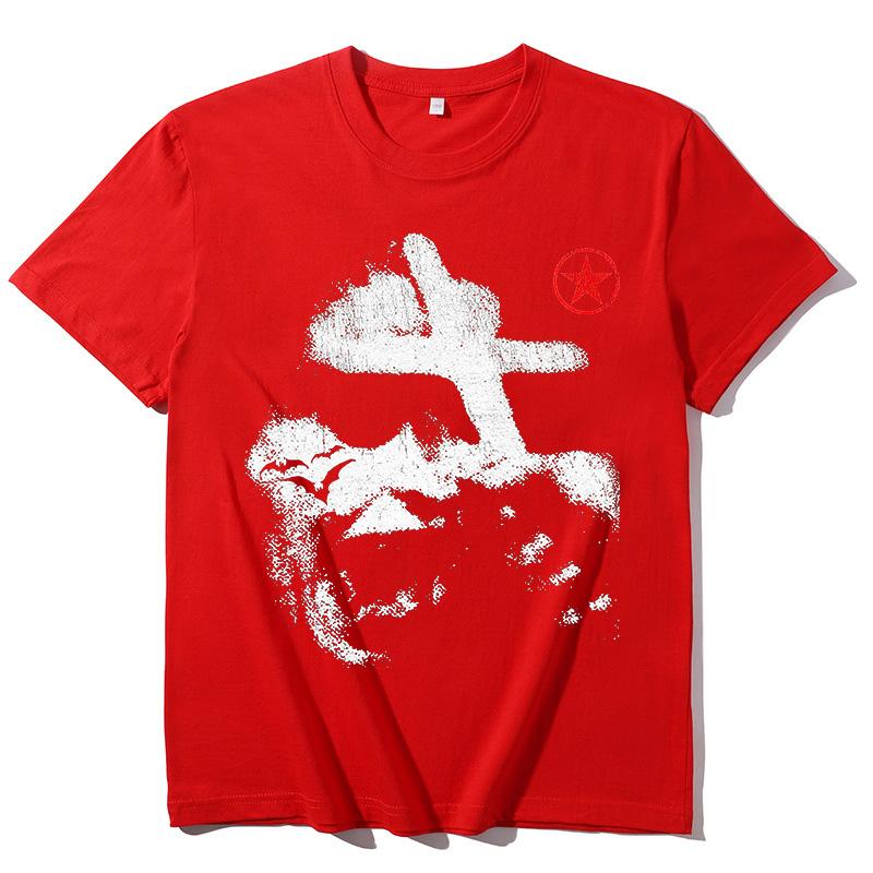 

Goth Y2K Cotton T-shirt Harajuku Graphic Print Fashion Tee Hip Hop Oversized Top Rock Punk Streetwear Short Sleeve T-shirt Retro 4XL