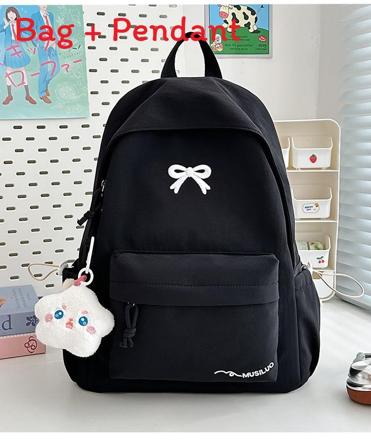 Sweet Candy Color Small Backpack With Nylon For School Use And Daily Commutes