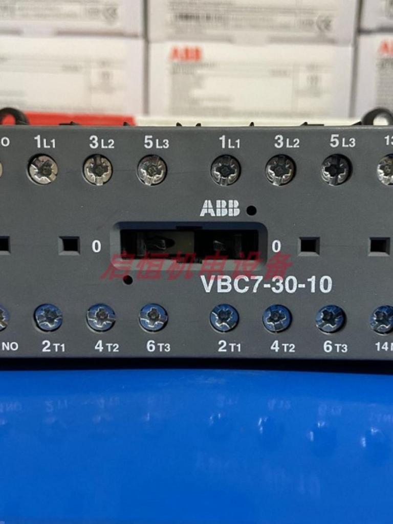 ABB Miniature Contactor VBC7-30-10/01: Options 24V, 110V, 220V, 380V