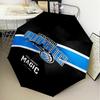 basketball Orlando Logo Umbrella Folding umbrella, automatic umbrella 8-Frame for Travel, camping Use Gift for Halloween Christmas