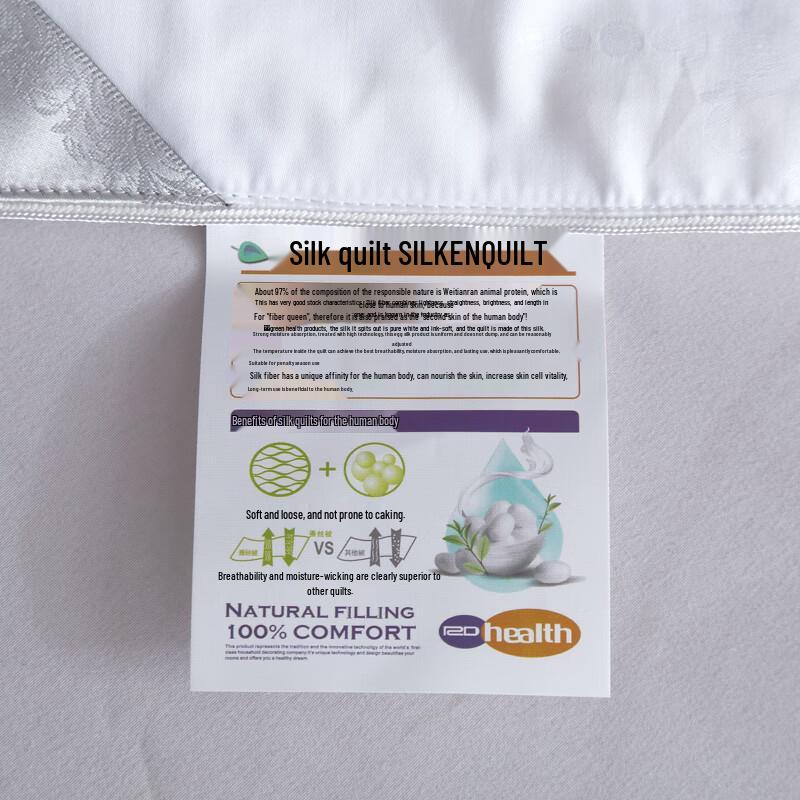 Yalu All-Season Cotton Jacquard Mulberry Silk Quilt