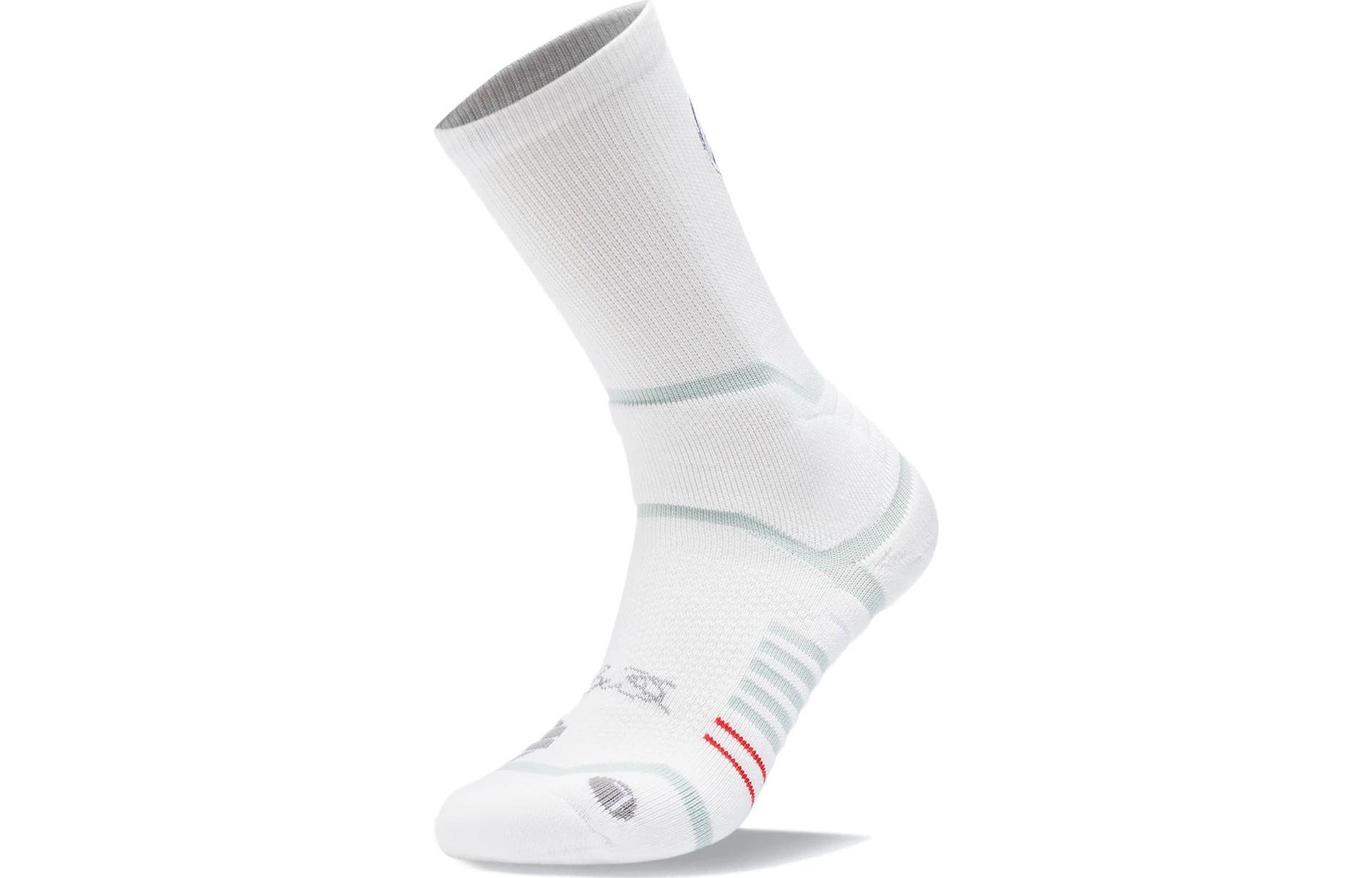 Li Ning Basketball Socks Men s 1 Pack White AWLT063-2 F