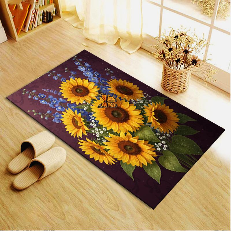 2025 New Classical Flower Carpet Rug for Living Room Bedroom Home Sofa Decoration,Kids play Non-slip Floor Mat18