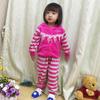 Newborn Girlss Infant Clothing Velvet Winter Spring Long Sleeve Trousers Set With Hat Buttons Embroidered Hot Drilling Lace Edge Kidswear Aapparel