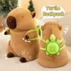 Green Little Turtle Backpack ideal for Kapibala Back Decorations Cute Plush Little Turtle Dolls Backpack Doll Dressing Decorations Bag