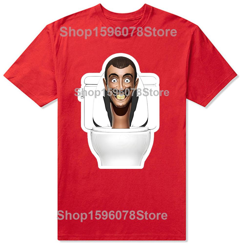 Skibidi Toilet Toaletní Muž Legrační Kreslený Multivesmír Trička Unisex Letní Topy Potisk Originální Design Dárky Tričko Streetwear