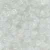 50pcs Glass Imitation Jade Beads Flat Round Spacer Beads Assortments for DIY Necklaces Bracelets Jewelry Making Accessories