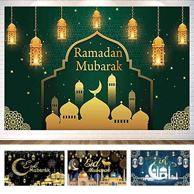 Photo Background High-quality Party Decoration Family Room Decor Foldable Eid Backdrop For Celebration Home Decor Photography