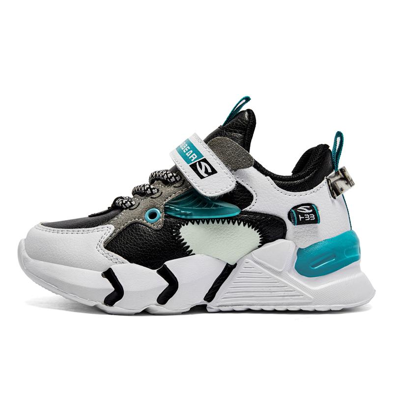 

Детская спортивная обувь нового стиля, космическая кожа, подошва из ЭВА, синий, желтый, красный, 26-36 37 синий