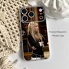 FUNNY H-HannahS M-Montana Frosted Clear Magnetic Case for iPhone 17,16,15,14,13,12,11 Pro,Max,Plus,Mini,Air,E