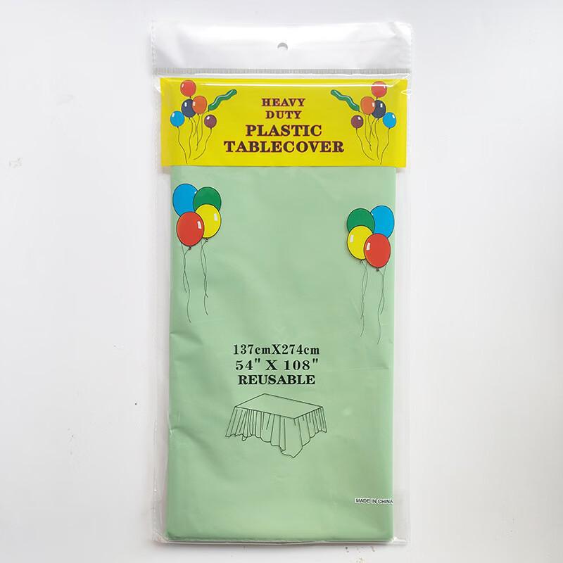 Disposable Solid Color Plastic Tablecloth