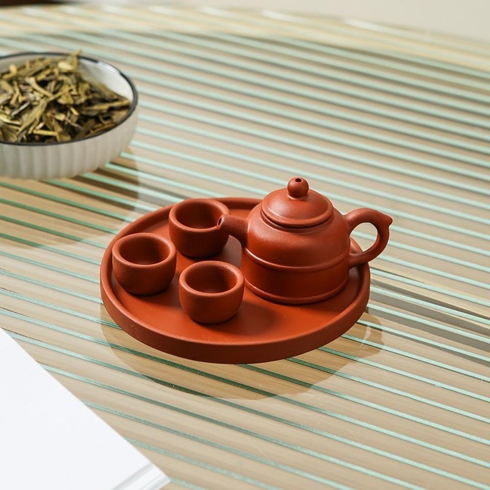 Antique Miniature Tea Set Funny Multipurpose Children's Tea Set Portable Cute Handmade Pottery Teapot Home Tea Ceremony