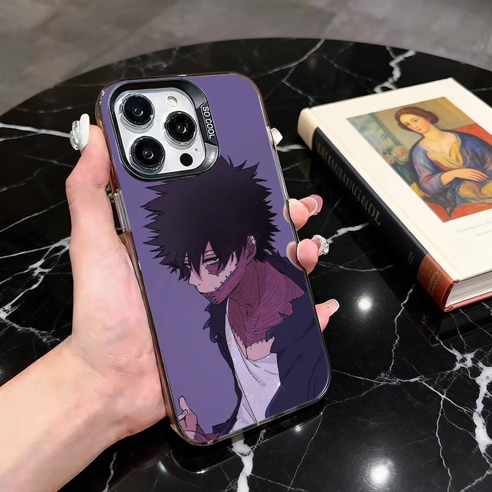 

MHA Dabi Bnha Phone Case For iPhone 17,16,15,14,13,12,11 Plus,Pro Max,XS,Colorful Silver Phone case Funda Cover iPhone12
