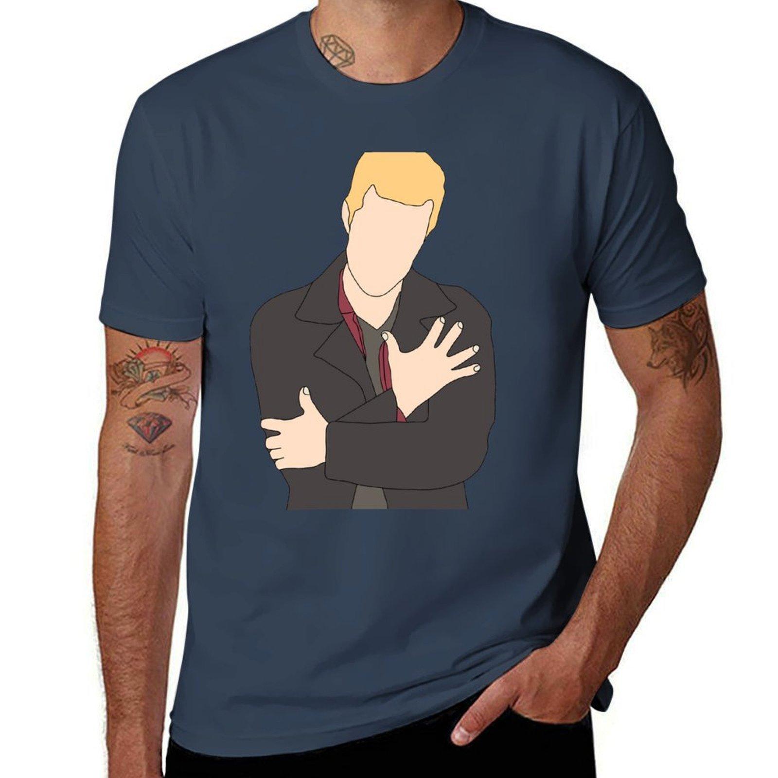 Spike Outline Tshirt Big Size Crew Neck Tshirt S