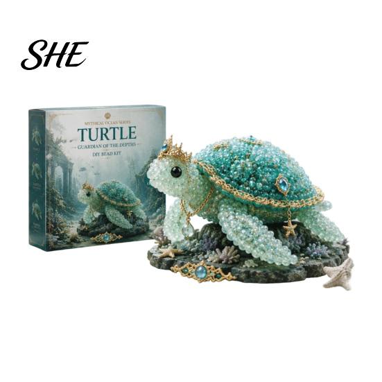 Kit di Creazione di Animali Marini con Perline Sott'acqua, Mitico Oceano Fai da Te per Principianti, Creazione di Animali 3D con Perline con Istruzioni, Perline e Modello con Design Unici del Mare