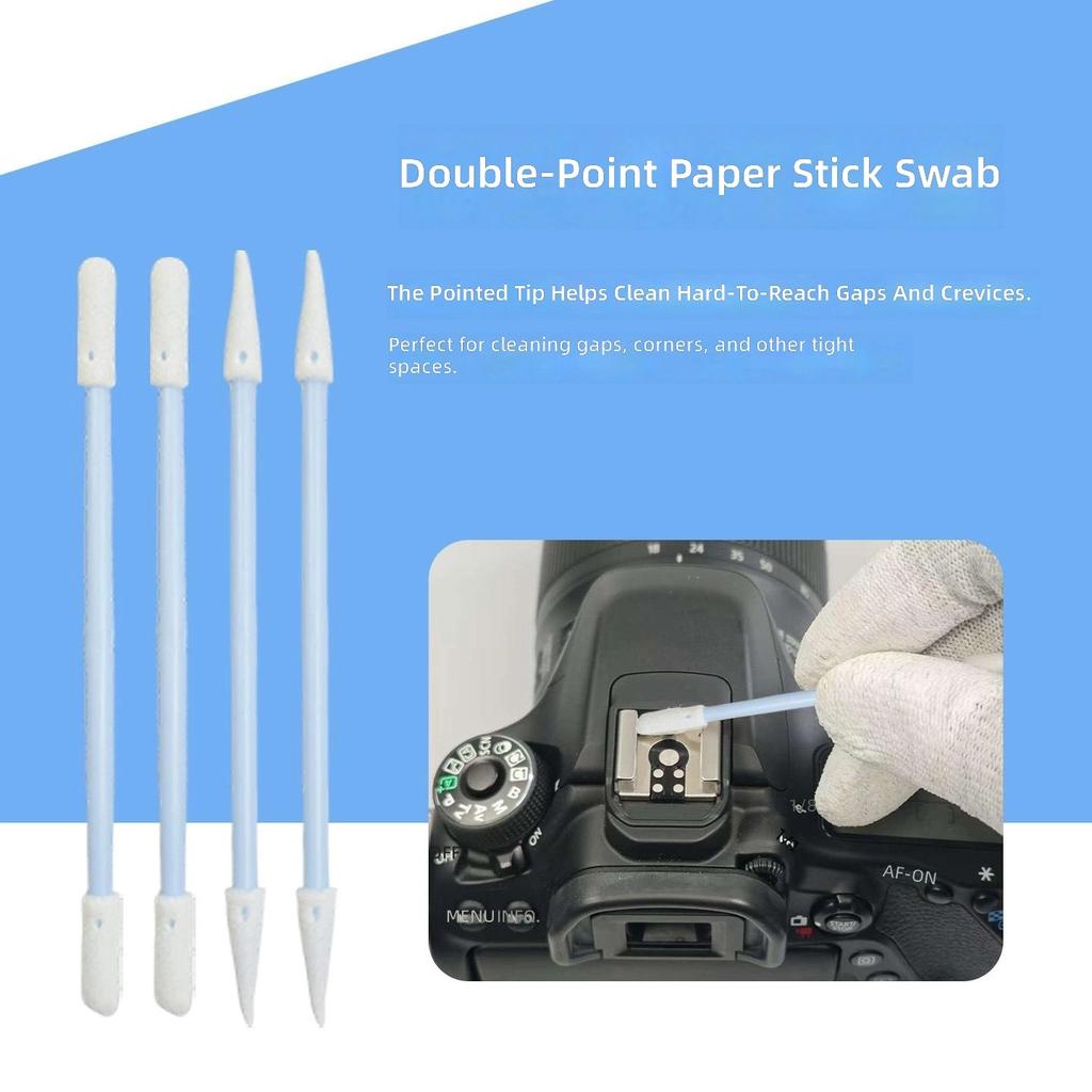 Camera Cleaning Tool Set With ABS Cleaner Stick Tool and Microfiber Cloth For Cameras Lenses Phone Electronics Devices