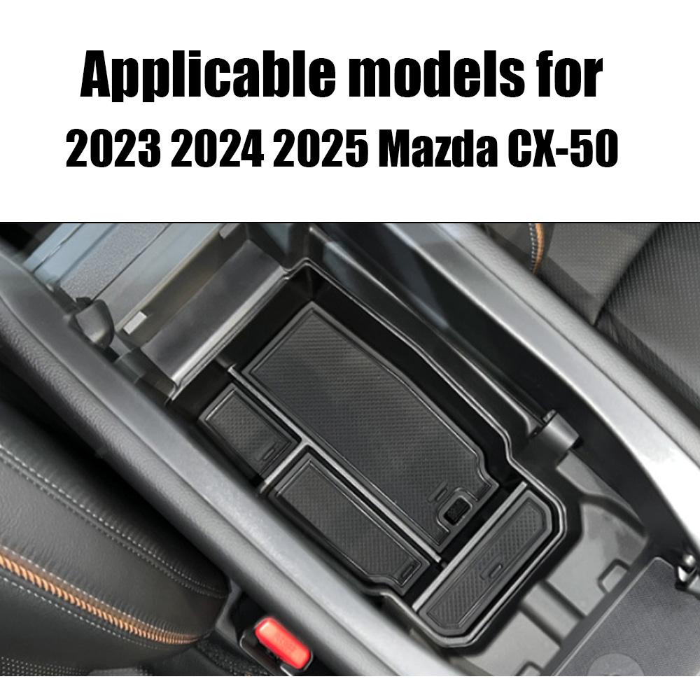 Center Console Organizer Tray Compatible with CX50 2025 2025 2025 Mazda CX-50 Accessories, Insert Console Tray Secondary Storage