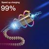 3A magnetisches USB-Kabel, schnelles Aufladen, Typ-C-Micro-USB-Rundkabel für Mobiltelefone