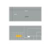 Double Layer Component Containers PP Storage Box Holder Tool Organizers Box  Component Storage