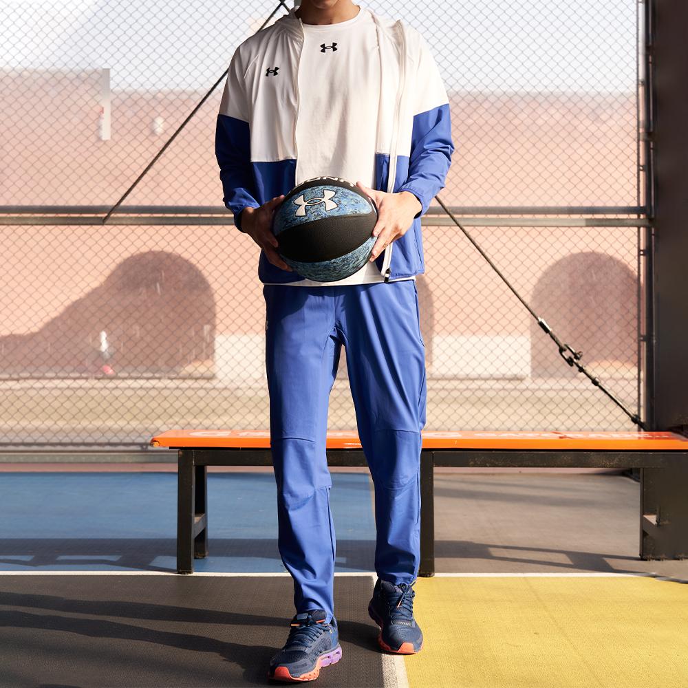 Under Armour Casual Sports Breathable Color Block Knit Jacket Men Jacket Royal-Blue 22500404-400