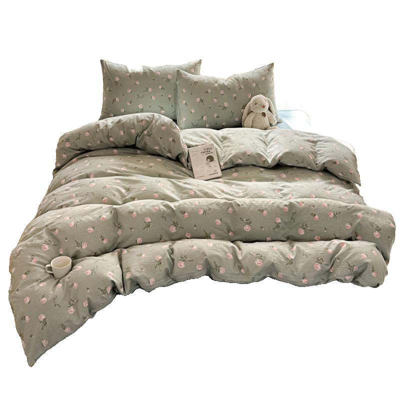 Hongdou Class A Thickened Double-Layer Gauze Duvet Cover