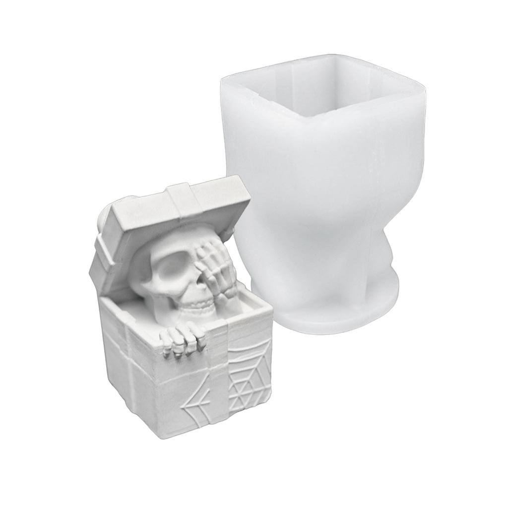 Halloween Theme Candle Mold Silicone Mould for Unique Handmade Crafts Epoxy Resin Wedding Decoration Making Mold