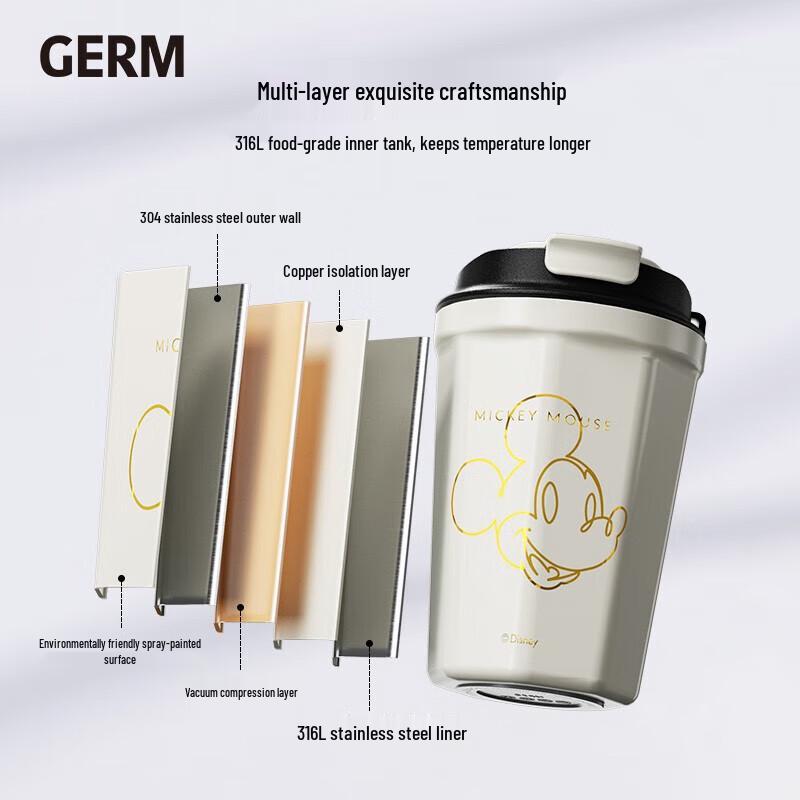 Gemi Mickey Stainless Steel Thermos Gift Set
