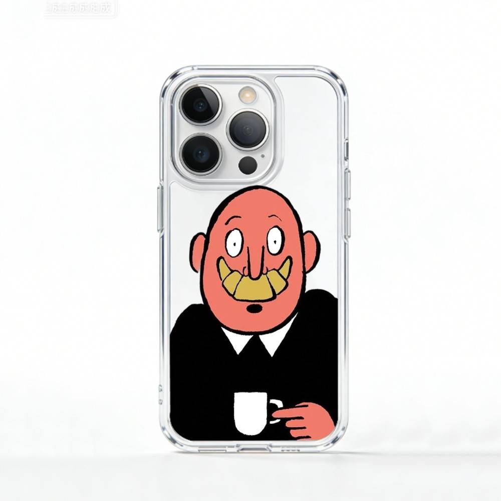 Jean J-Jullien M-Minimalist Art Phone Case For iPhone 17 16 15 14 13 12 11 Mini Pro Max Plus Transparent Cover