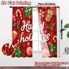 2D Flat Printing  JIT 2pcs   Curtains (Without Rod) Festive Mug Bliss Fashionable Popular Curtains Versatile Fabric Curtains