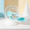 Water Drinking Container Cat Dog Food Feeder Kitten Feeding Container Automatic Pet Bubble Food Snail Shaped Fountain